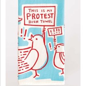 Blue Q THIS IS MY PROTEST DISH TOWEL